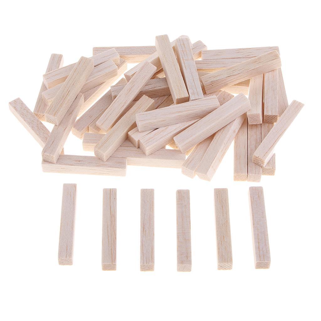 Square Balsa  Stick Unfinished  Stick  Rod  100mm