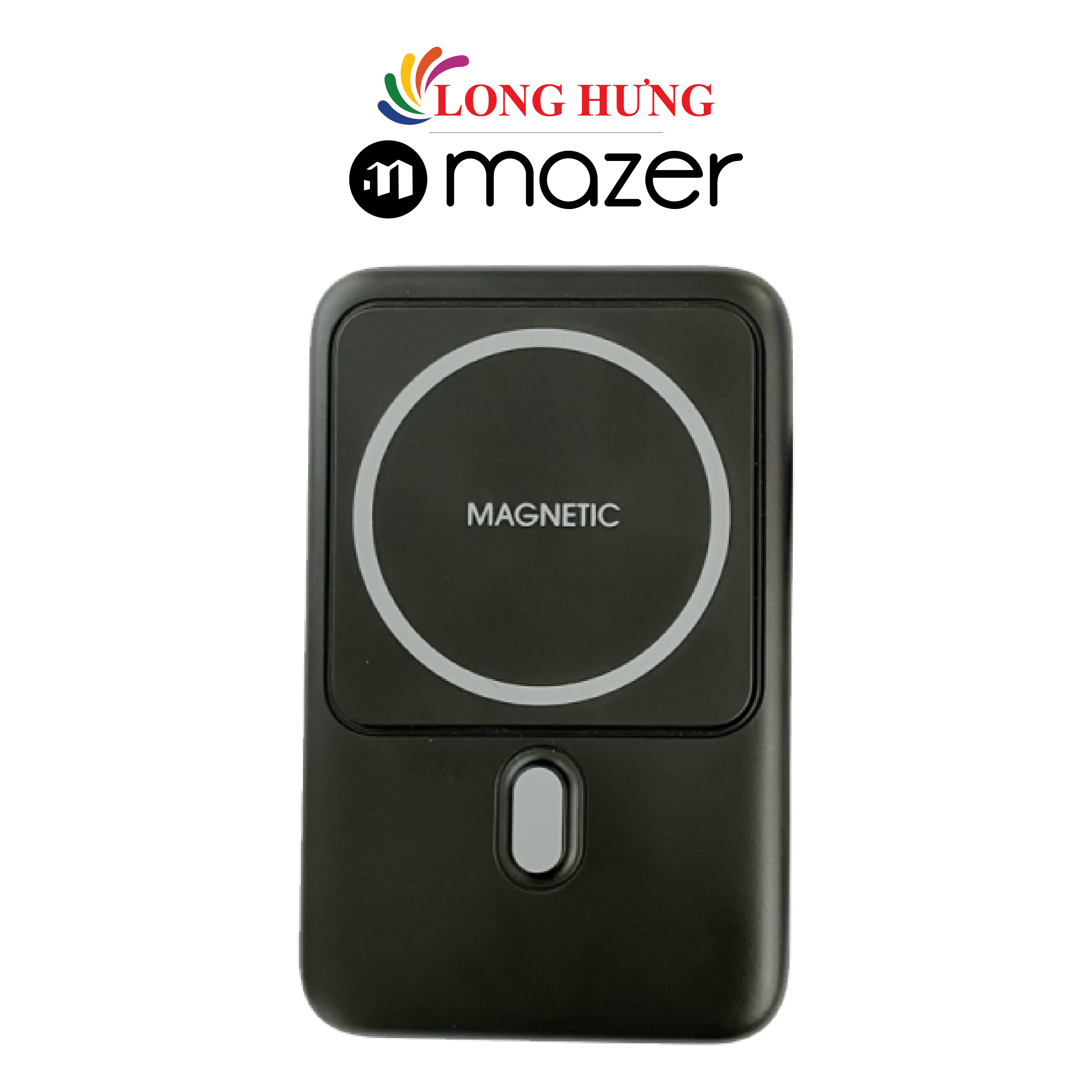 Sạc dự phòng từ tính không dây Mazer Infinite.Boost MagAir Charge View V3 10000mAh M-MAGAIR12 - Hàng chính hãng
