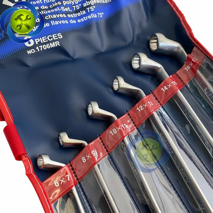 Bộ cờ lê hai đầu tròng Kingtony 1706MR 6 cây