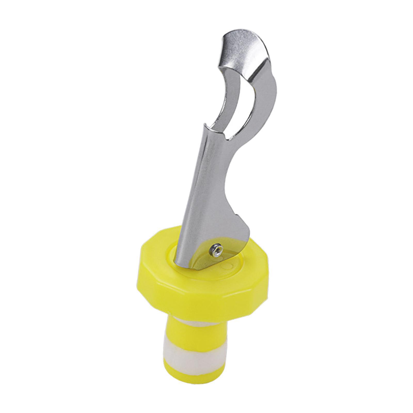 Stopper yellow with white