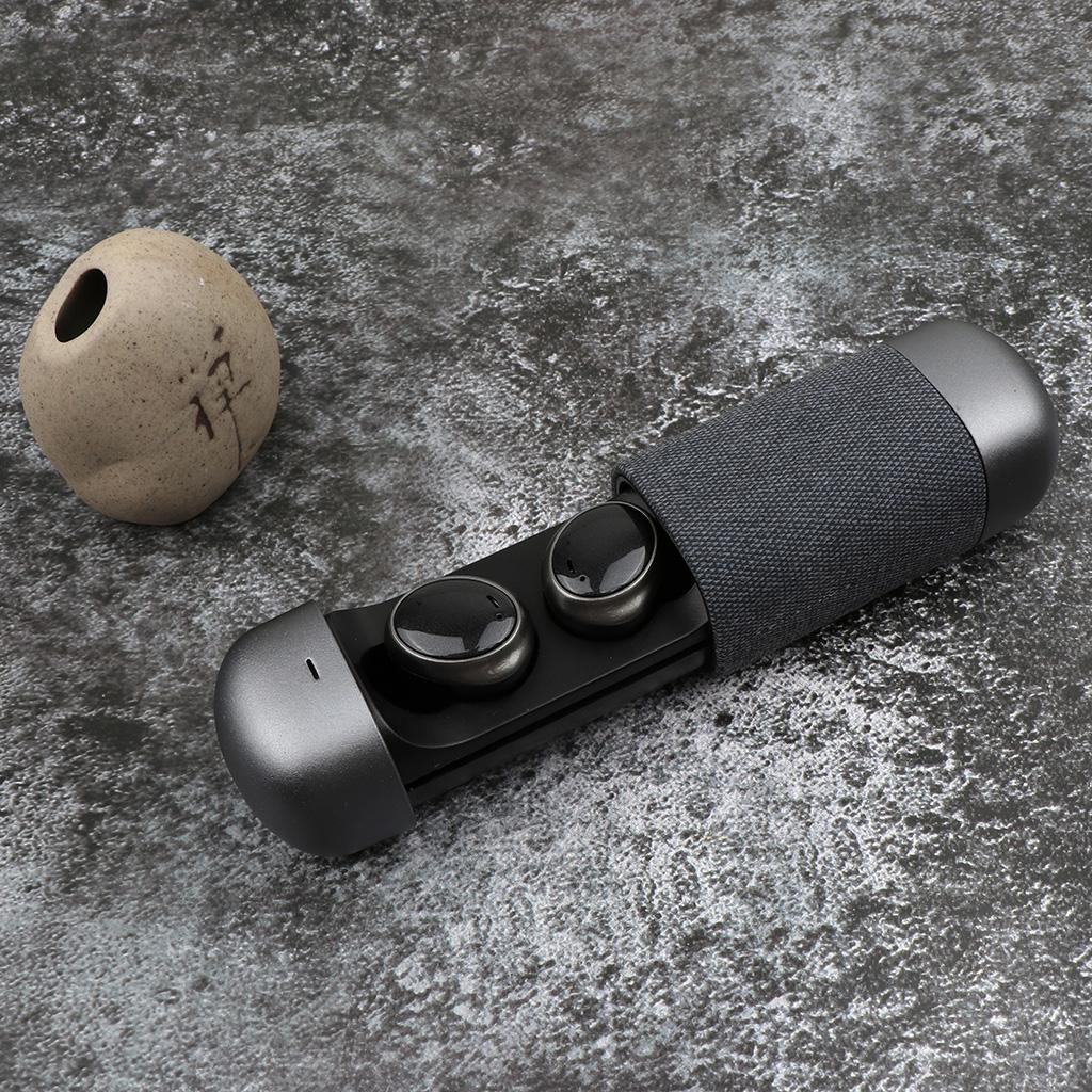 Mini Wireless Bluetooth In-Ear Sport Earphone Waterproof Headset Black