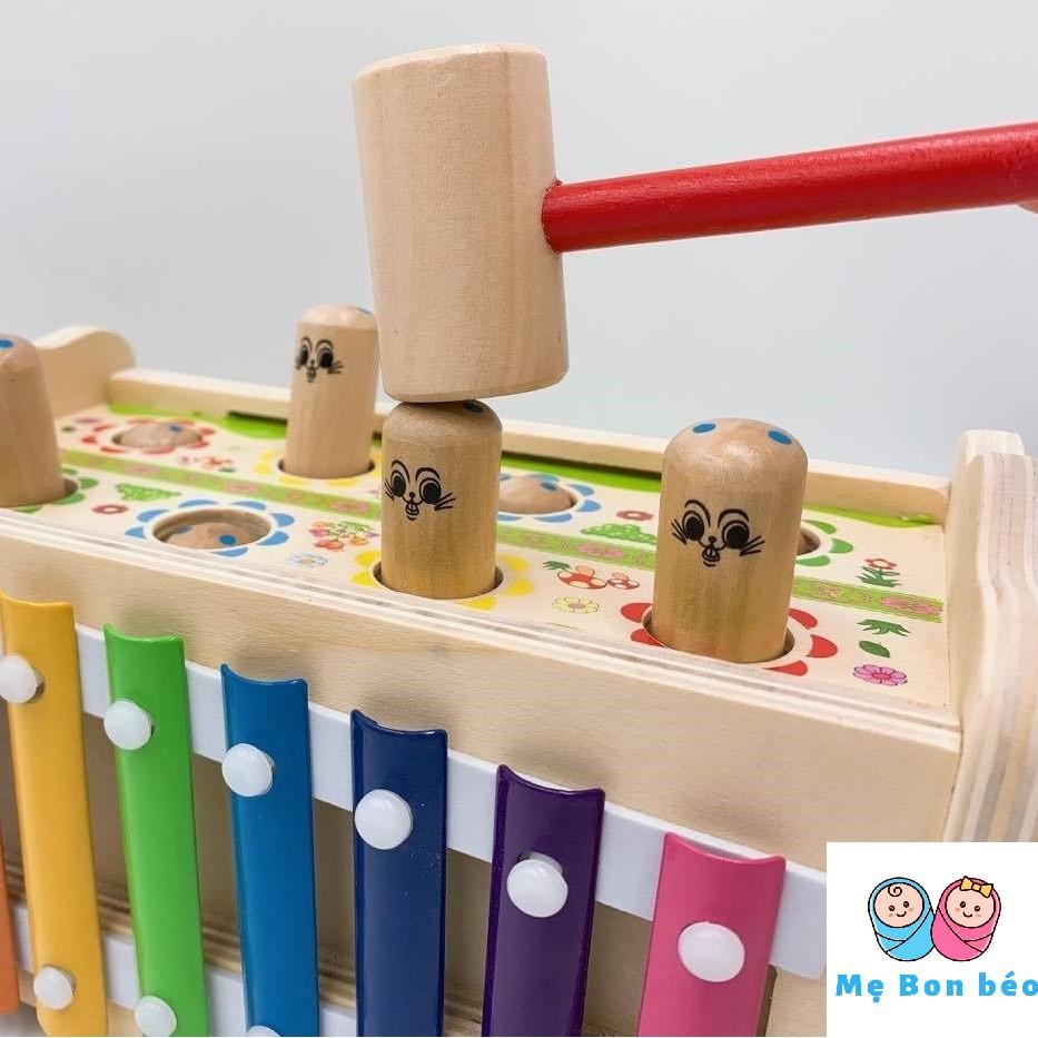 ĐẬP CHUỘT KÈM ĐÀN - ĐỒ CHƠI GỖ TRÍ TUỆ
