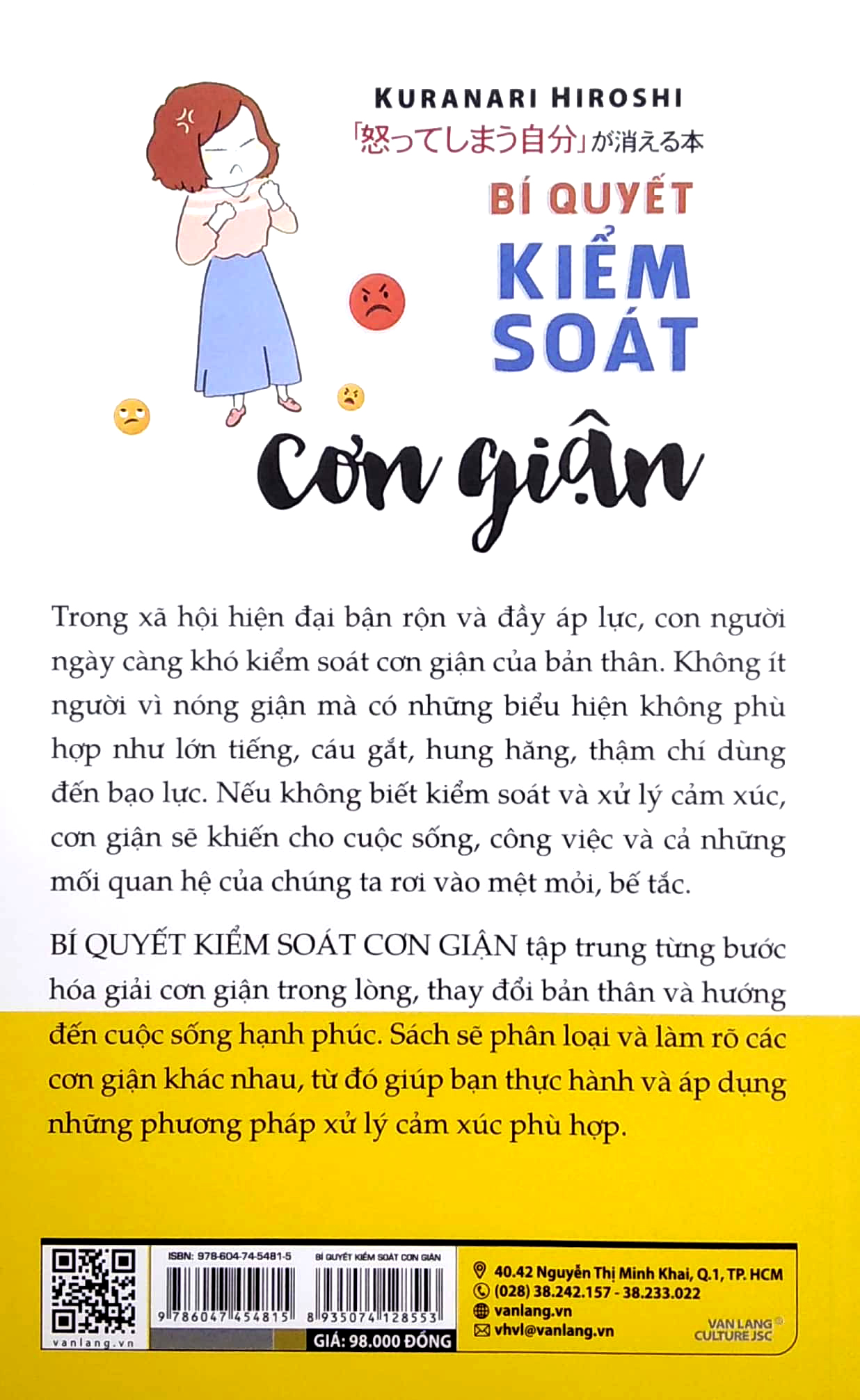 Combo Bí Quyết Kiểm Soát Cơn Giận + Sổ Agenda Màu Đen - Vanlangbooks