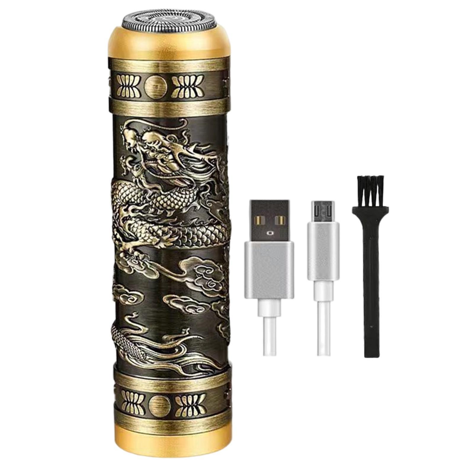 Compact Mini Electric Razor, Cordless Shaving Machine, Wet and Dry Use, Beard Trimmer, Rechargeable Small Waterproof Shaver for Trip Home Travel