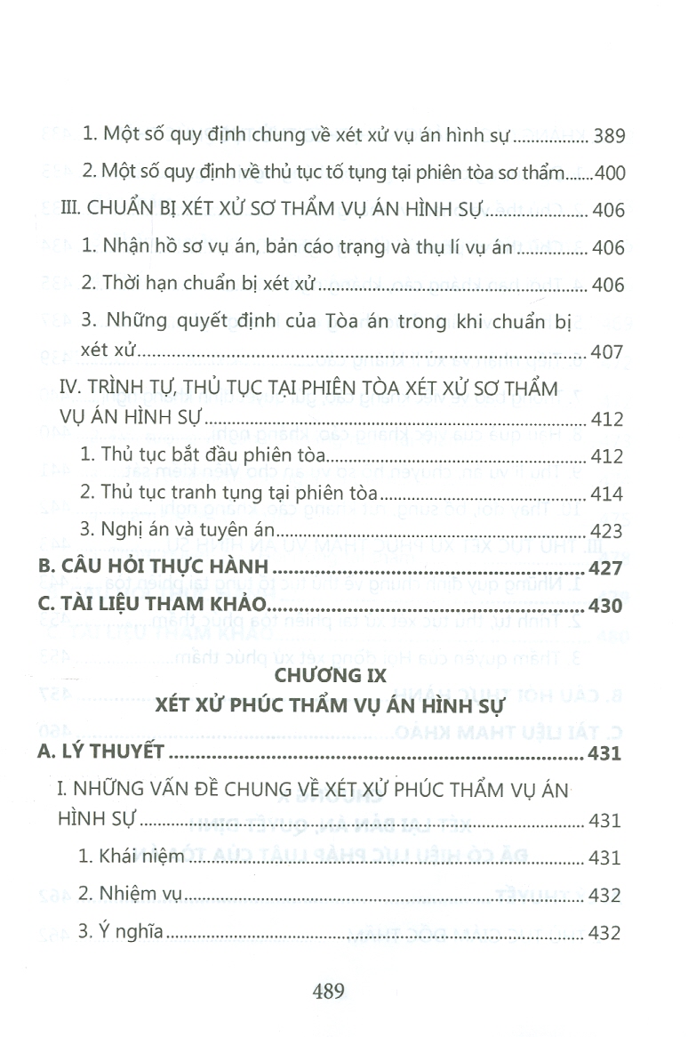 Hướng Dẫn Môn Học Luật Tố Tụng Hình Sự (Sách chuyên khảo)