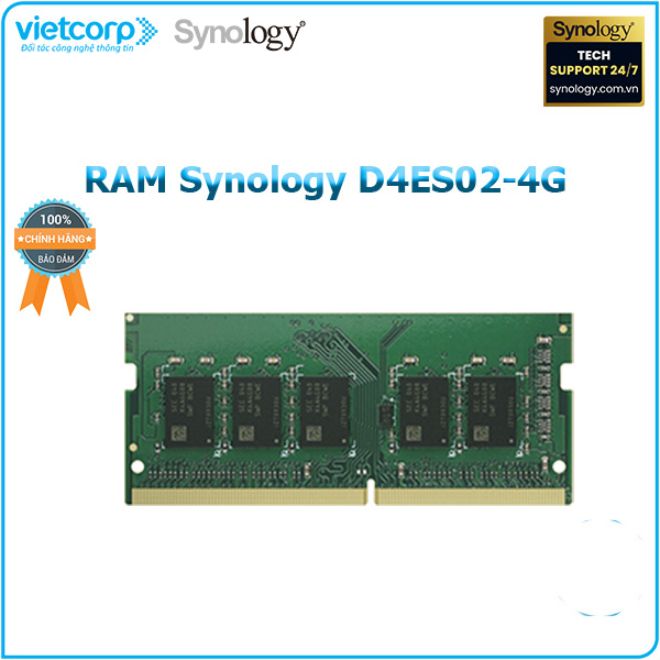 RAM cho NAS Synology - Synology D4ES02-4G - Hàng Chính Hãng