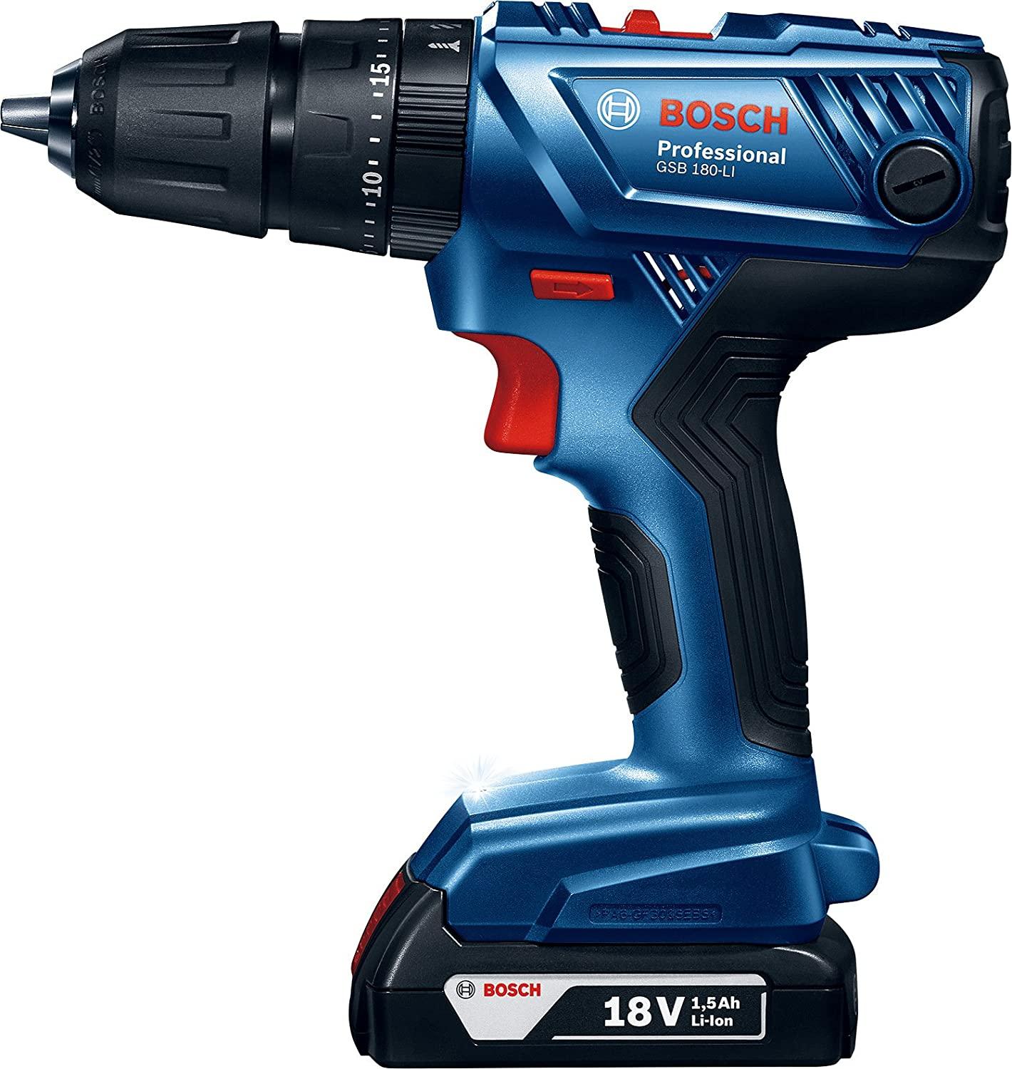 MÁY KHOAN, VẶN VÍT DÙNG PIN 18V BOSCH GSB 180-LI - HÀNG CHÍNH HÃNG
