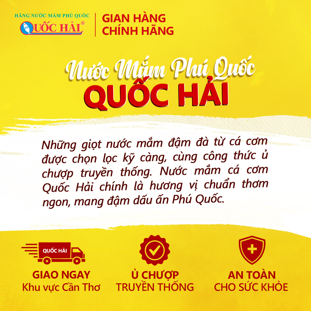 Nước mắm Phú Quốc - Quốc Hải Thượng Hạng chai 220ml