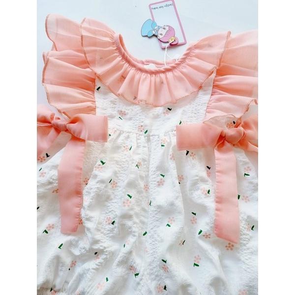 Body bé gái liền thân hoa nhí xinh cho bé 3kg đến 12kg