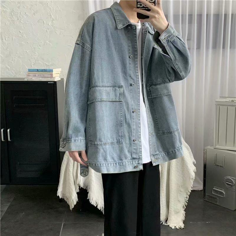 Áo Khoác Denim Tay Dài Thời Trang Dành Cho Nam