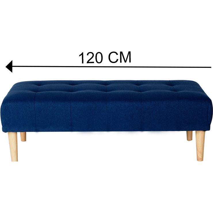 Ghế Đôn Sofa Giường BizSofa - MLF - 12  Mini 120x60x40 cm (Dài 120 cm, rộng 60 cm, cao ngồi 40 cm)