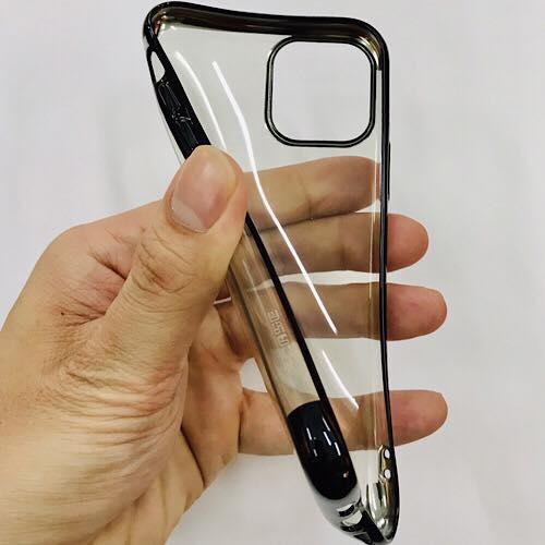 Ốp lưng cho iPhone 11 Pro Max hiệu j-CASE Tpu viền màu - Hàng nhập khẩu