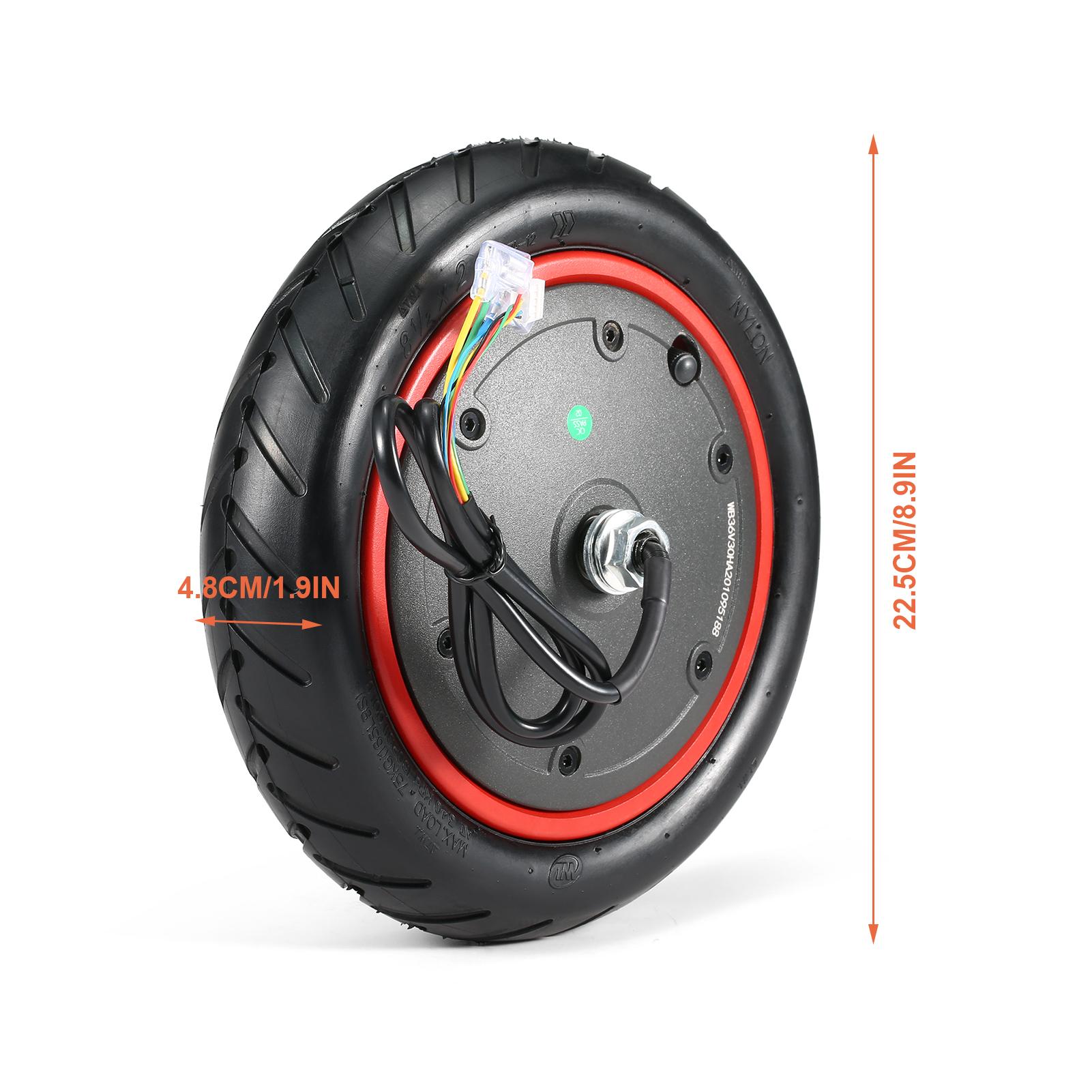350W Electric Scooter Motor Wheel Engine Motor Driving Wheel with Motherboard Controller Instrument Panel