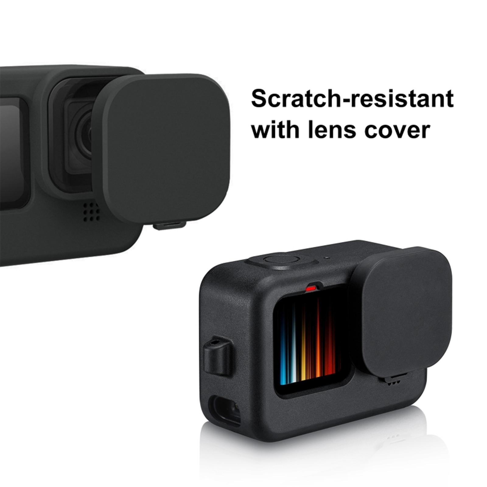 Black Silicone Lens Cap to Replace The Protective Cover of The 9th