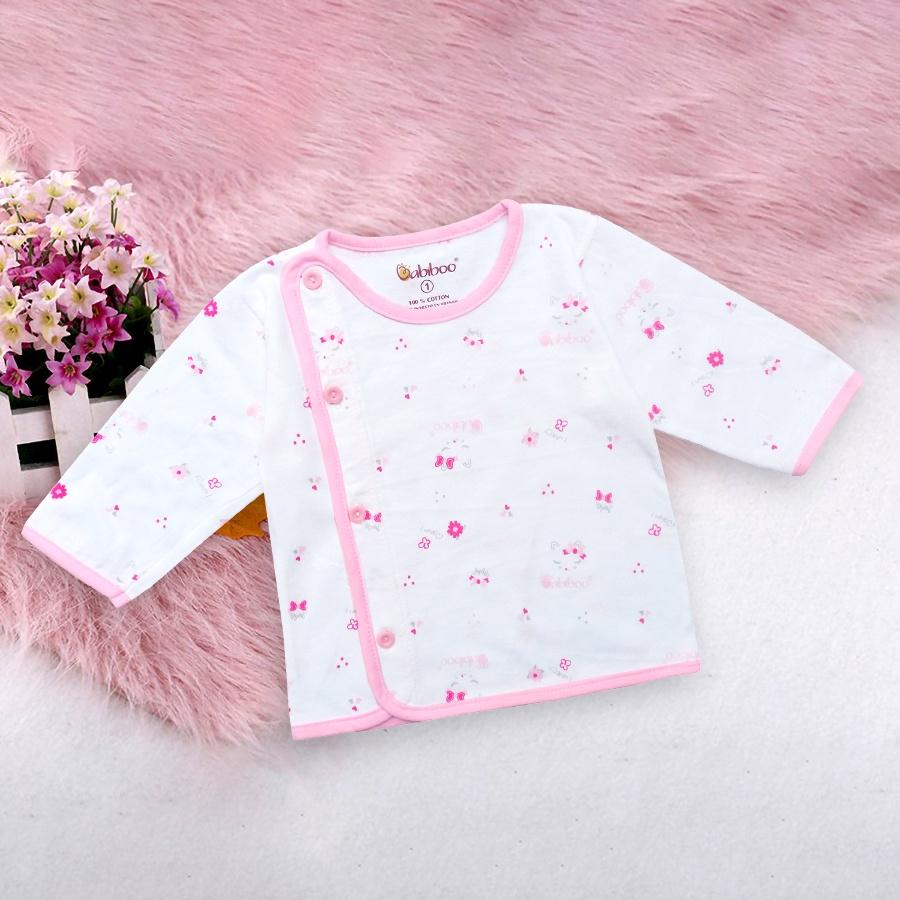 Áo sơ sinh Bác sĩ tay dài in hình cute 100% cotton - B147