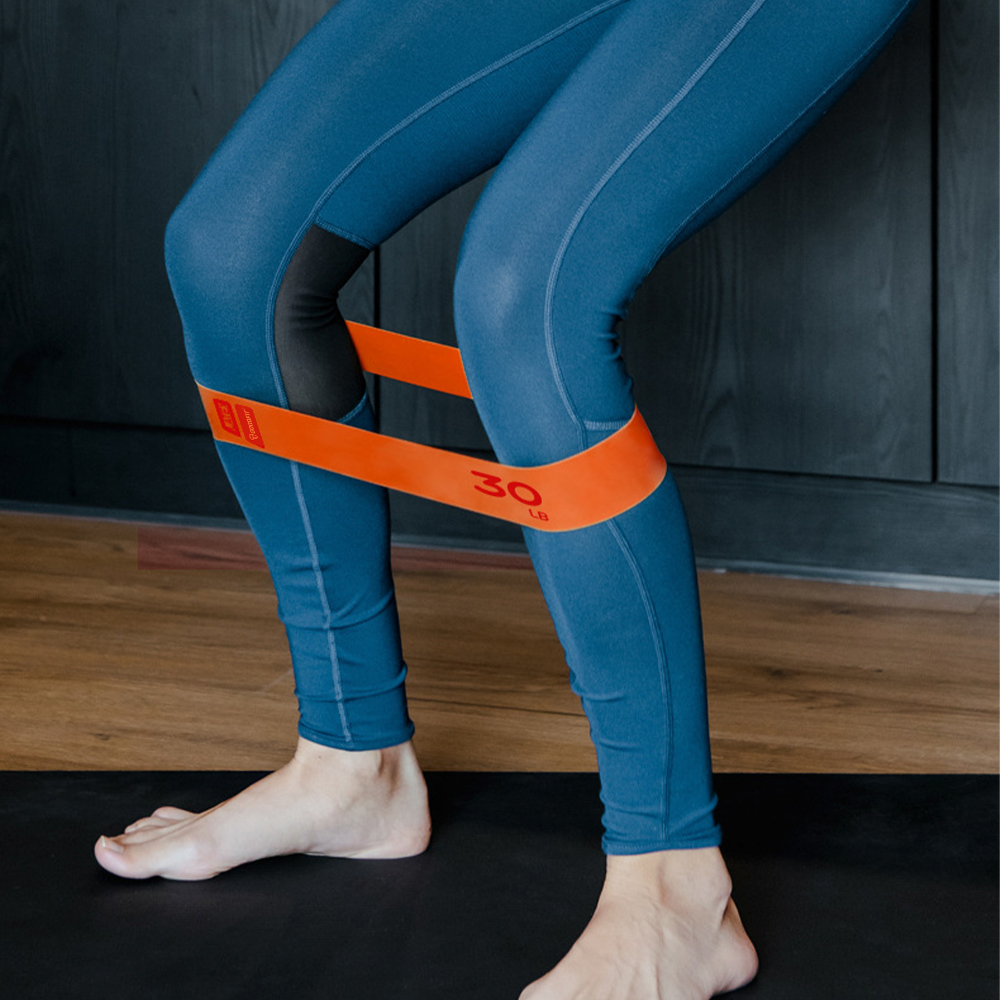 Set 4 Dây mini band, dây kháng lực cao su đàn hồi tập gym, tập mông, tập chân tay chính hãng GoodFit GF915MB