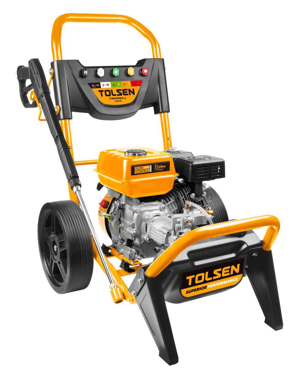 MÁY XỊT RỬA XE XĂNG 7HP 220BAR TOLSEN 79576 - HÀNG CHÍNH HÃNG