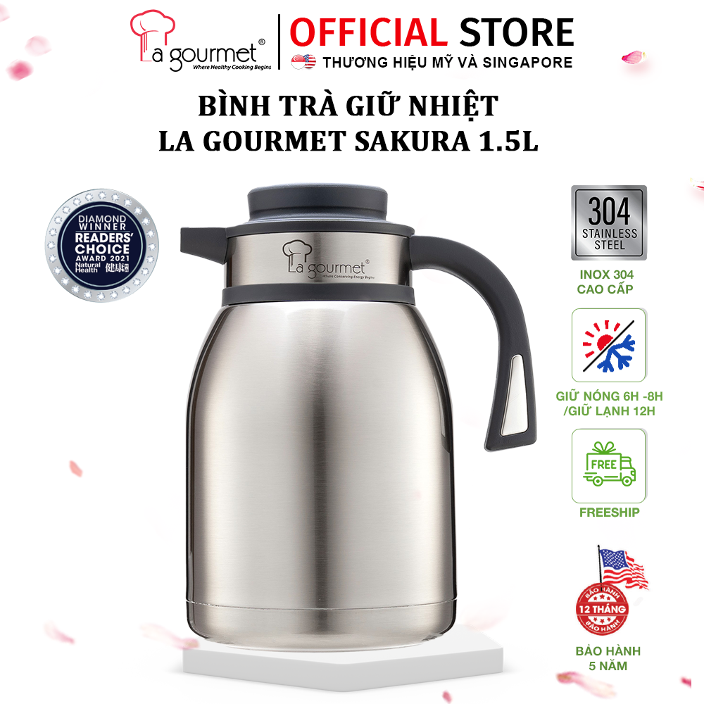 Bình Cà Phê Giữ Nhiệt La Gourmet Sakura (1.5L)-035370