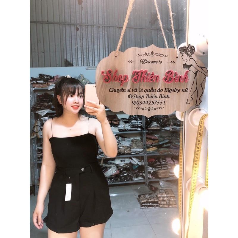 Quần short cạp cao