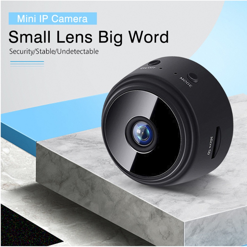 Hình ảnh Camera An Ninh IP 1080P HD Không Dây Wifi 3Tech Little Stars Camera IR Camera Mini CCTV A9S