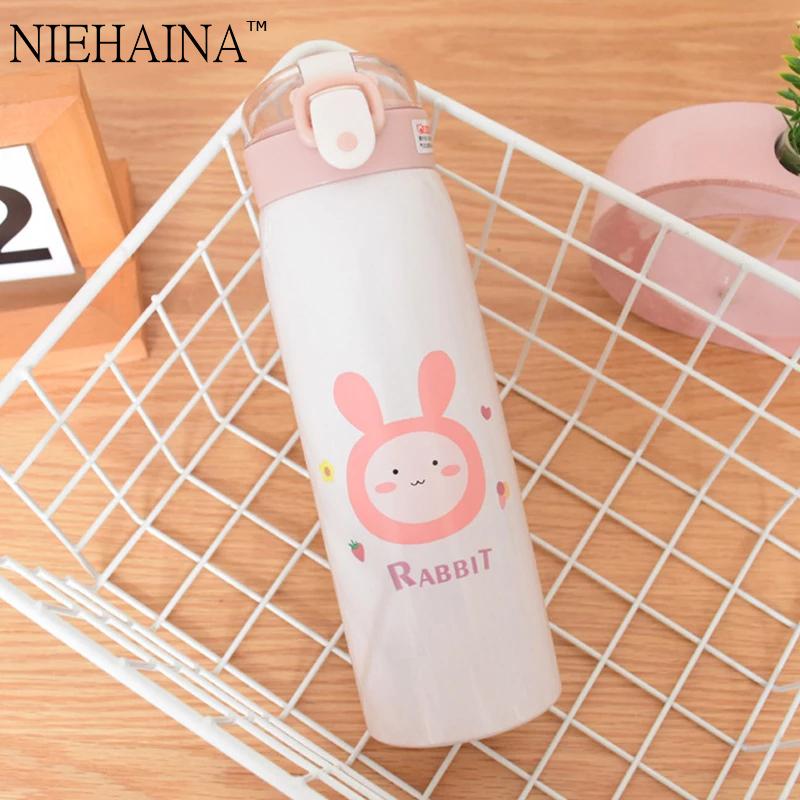 500Ml Giữ Nhiệt Cốc Tập Uống 304 Thép Không Gỉ Tumbler Trẻ Em Ống Hút Giữ Nhiệt Màu Nước Cốc Du Lịch Nhiệt Cup