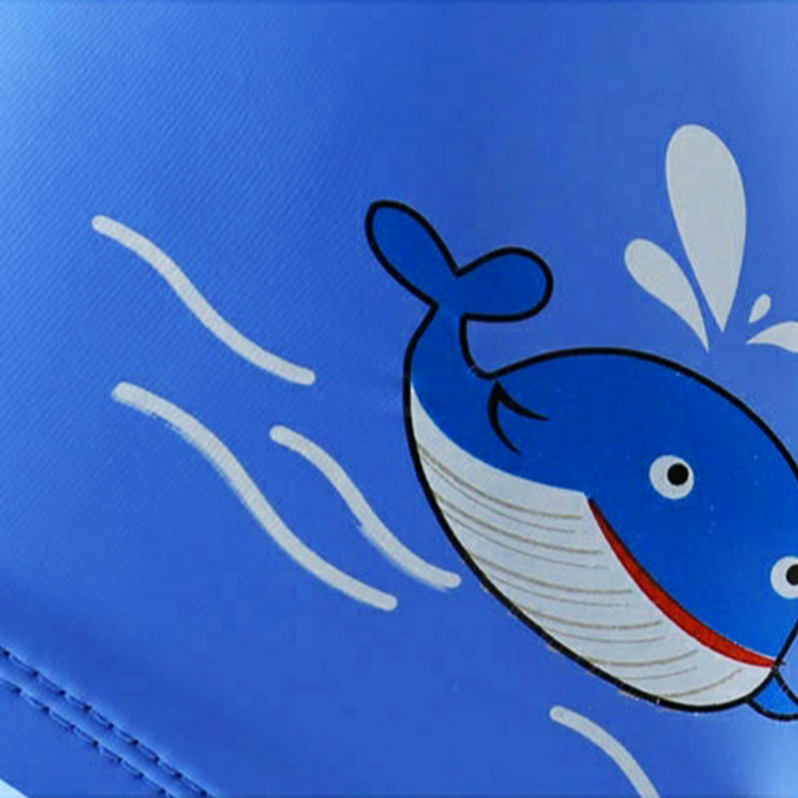 Mũ bơi cho bé, nón bơi trẻ em chất da PU chống thấm nước, co giãn tốt hình cá voi đủ màu sắc cho bé thoải mái bơi lội – NB007