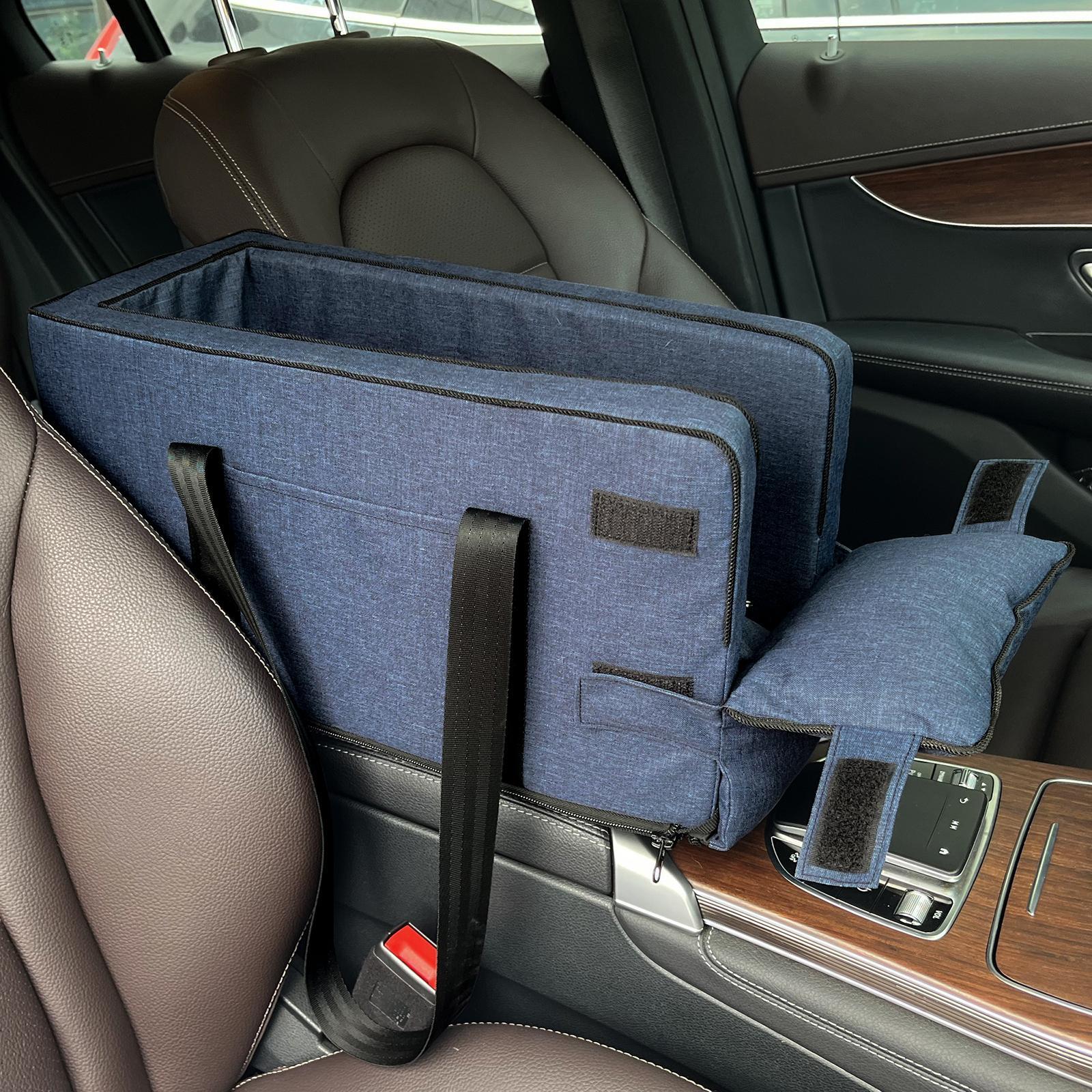 Pet Car Booster Seat Cats Carrier Cage Dog Car Seat Carrying for Most Cars