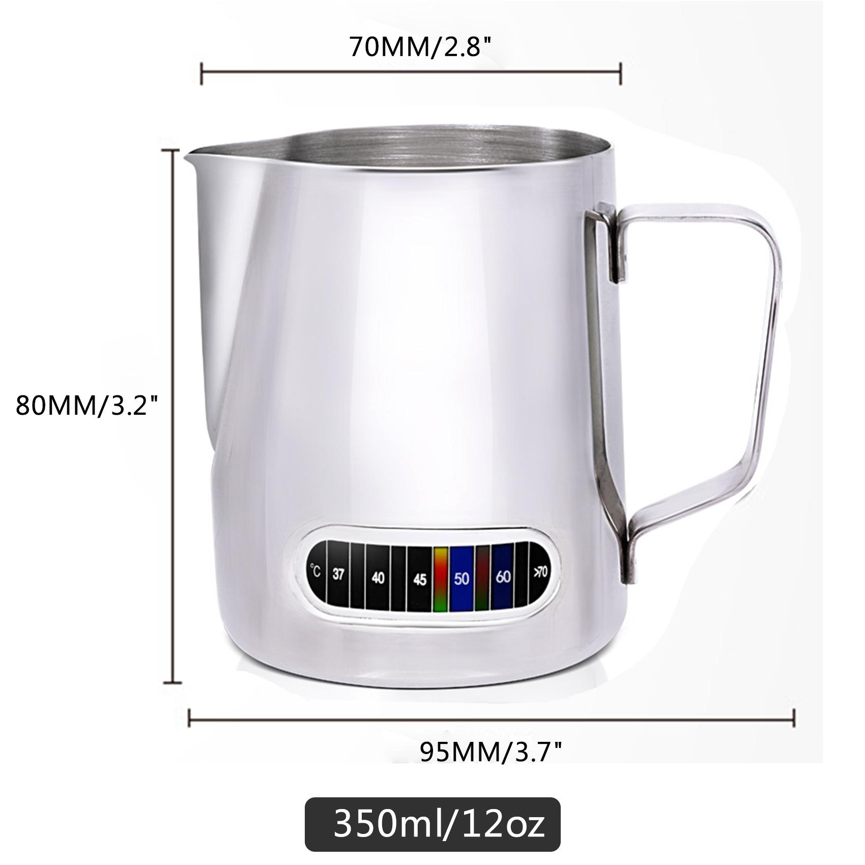 Máy Đánh Bọt Sữa Với Màn Hình Hiển Thị Nhiệt Độ Bằng Thép Không Gỉ