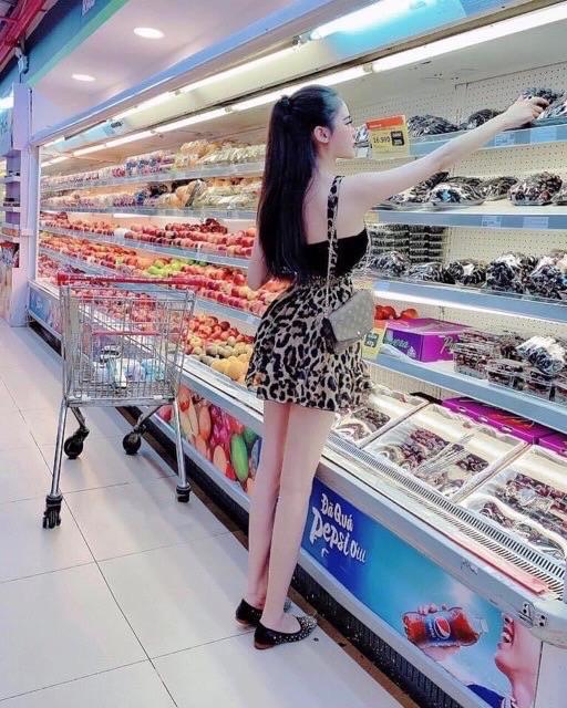 Set yếm beo có quần bên trong kèm áo 2 dây