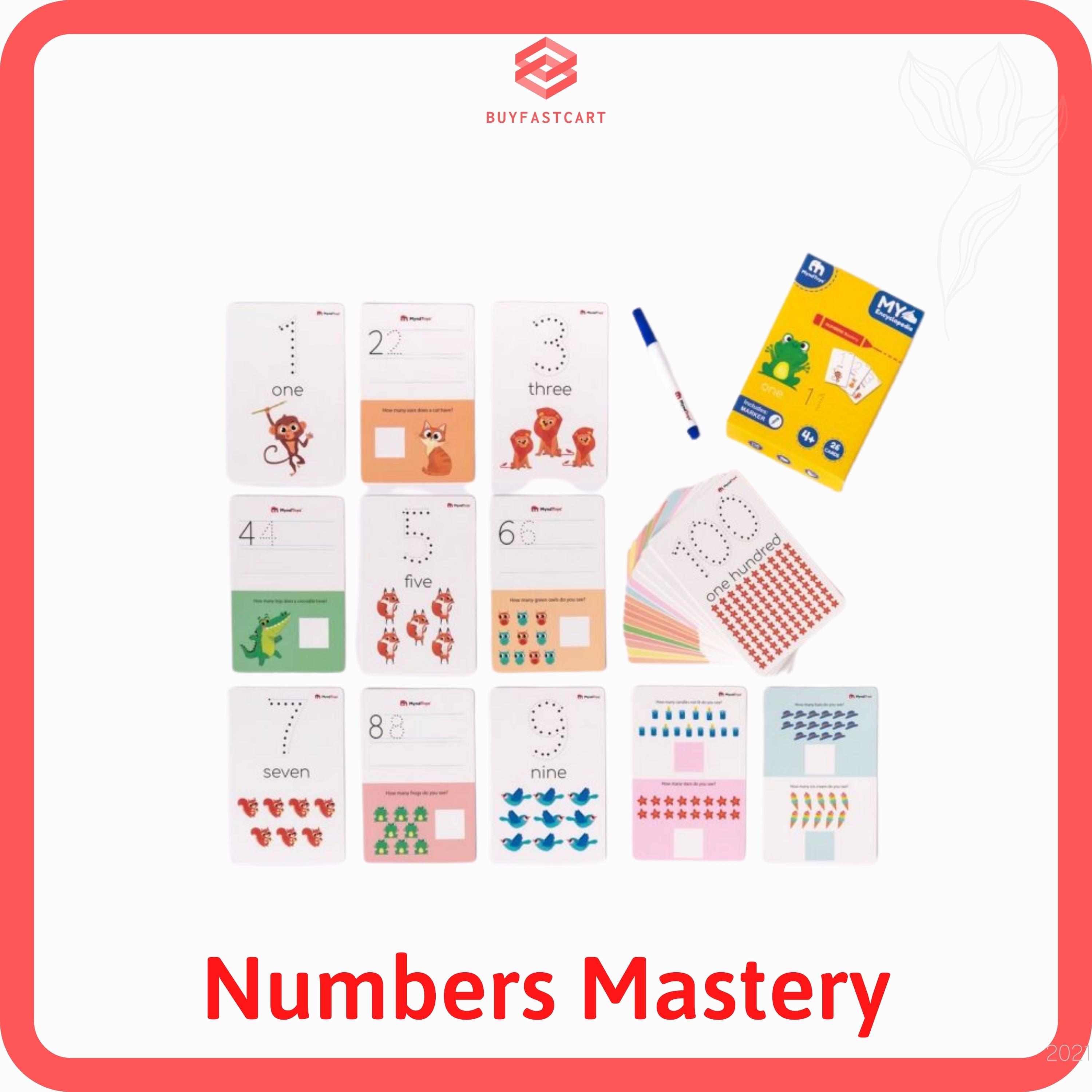 Đồ chơi giáo dục trẻ em MyndToys Encyclopedia - Numbers Mastery phát triển kĩ năng thông minh sáng tạo