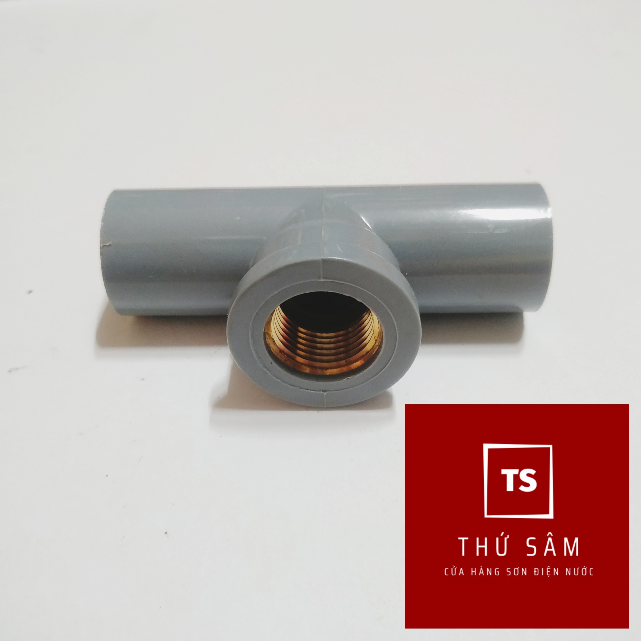 Tê ren trong đồng ống nước 21 27