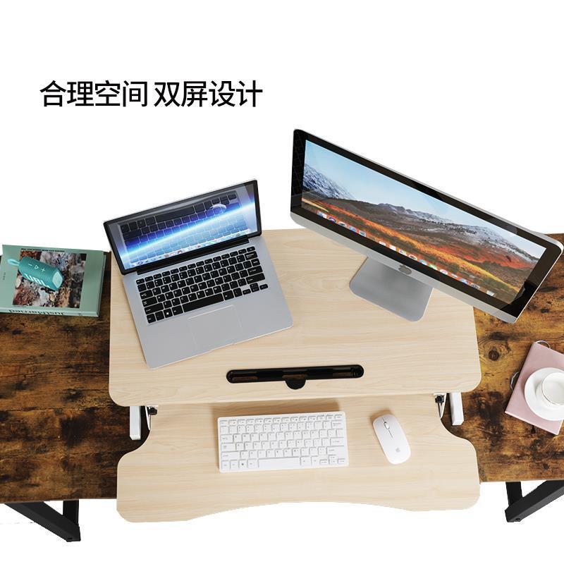 Khuyến mại đứng có thể nâng lên gấp bàn máy tính xách tay bàn kệ máy tính di động đứng bàn làm việc văn phòng