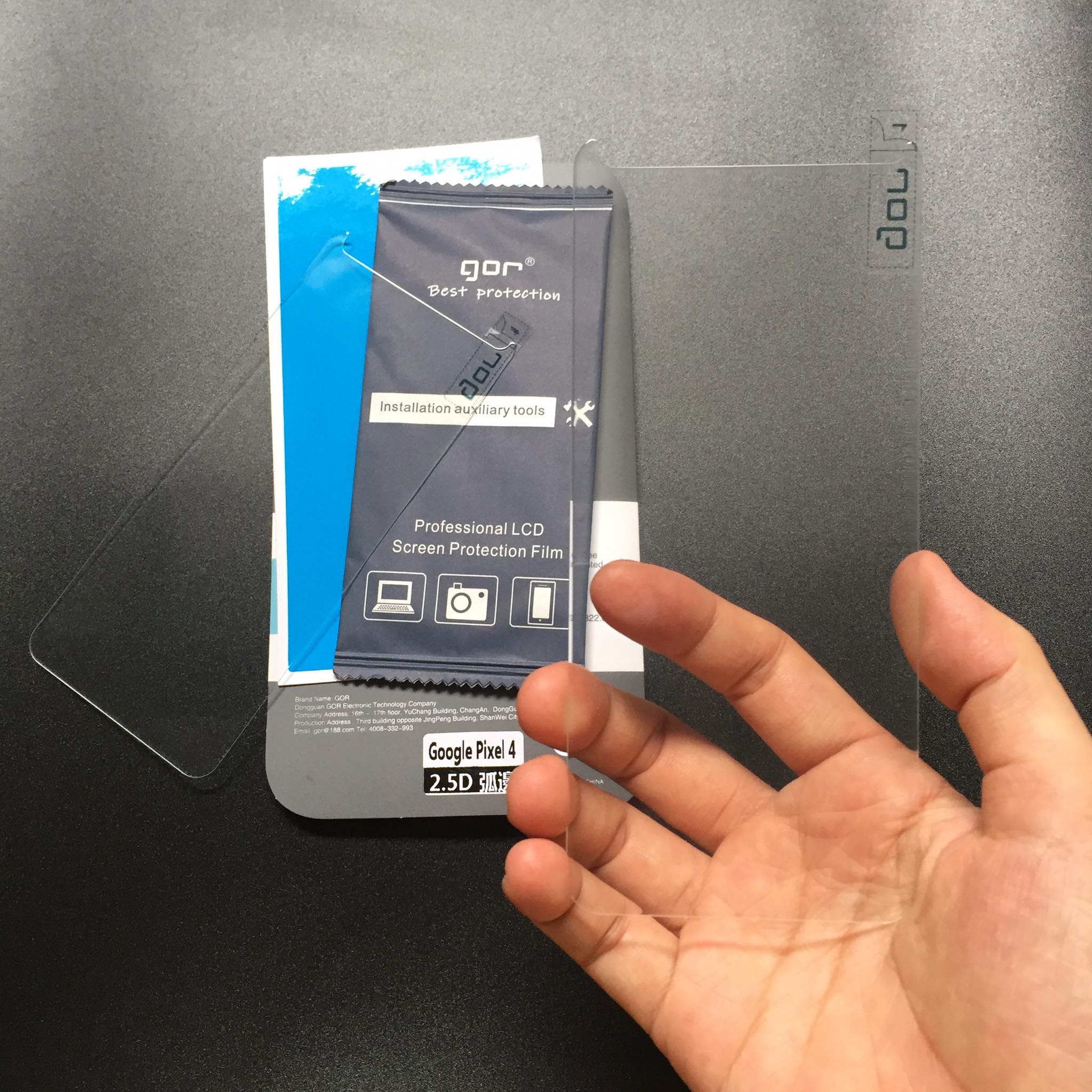 Bộ 2 Kính Cường Lực GOR cho Google Pixel 4 _ Hàng Nhập Khẩu