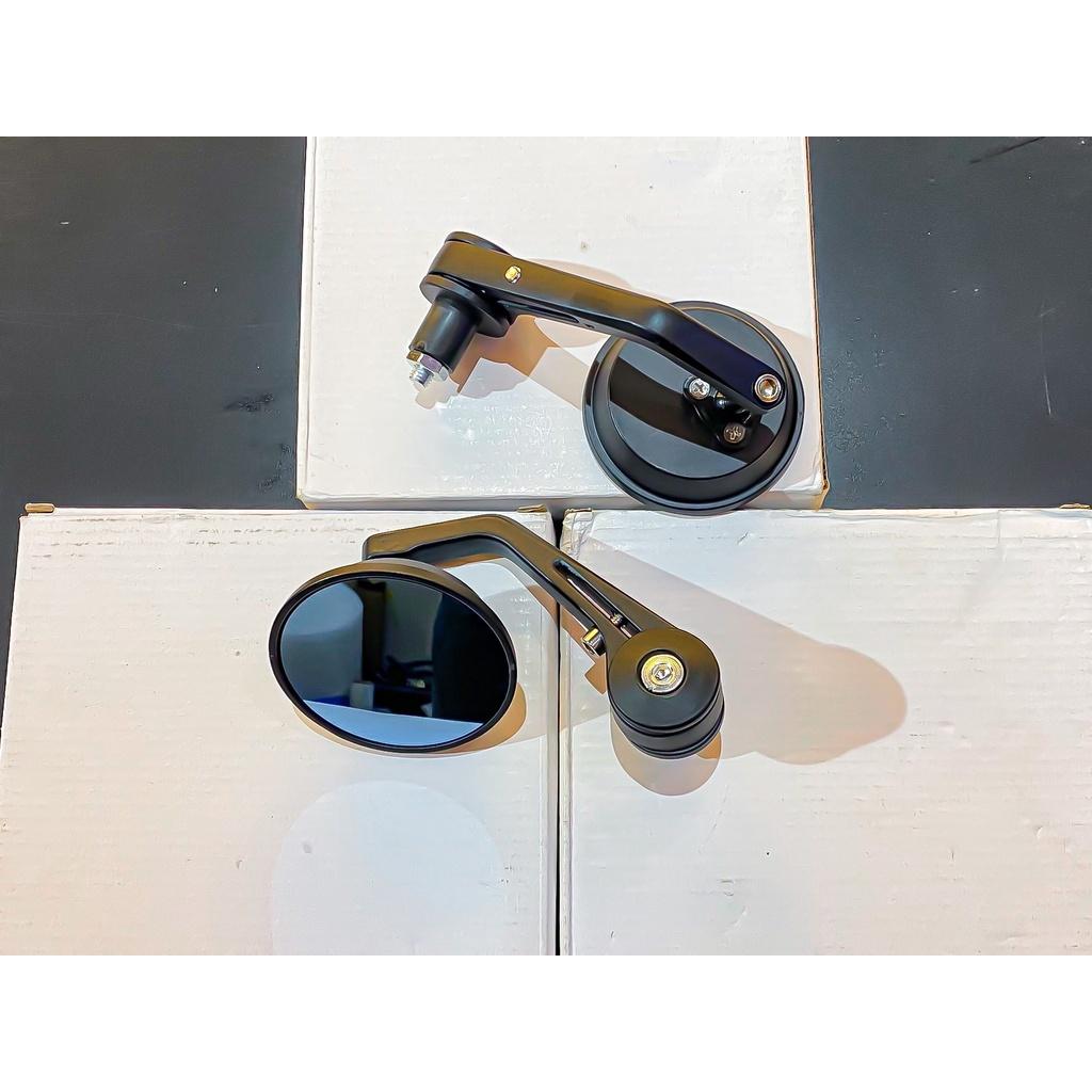 Gương gù tròn CNC gù tay lái kiểu dáng Cổ Điển lắp dành cho xe XSR155/ Honda CB150/300r/650R - Phong Cách - Sang Trọng.