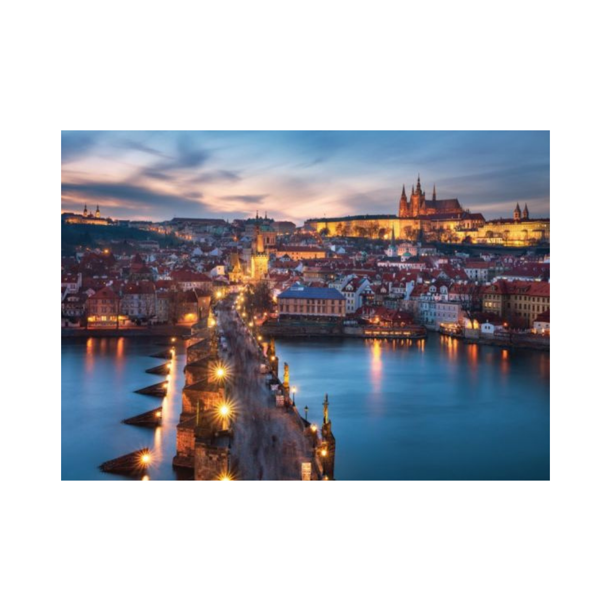 Xếp hình puzzle Prag bei Nacht 1000 mảnh RAVENSBURGER 197408