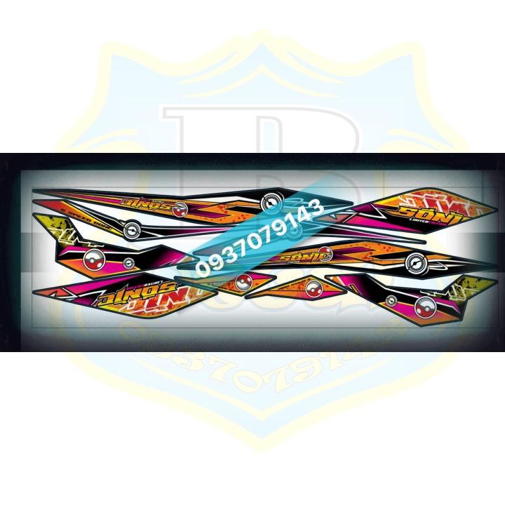 Tem rời xe sonic 150 pokemon