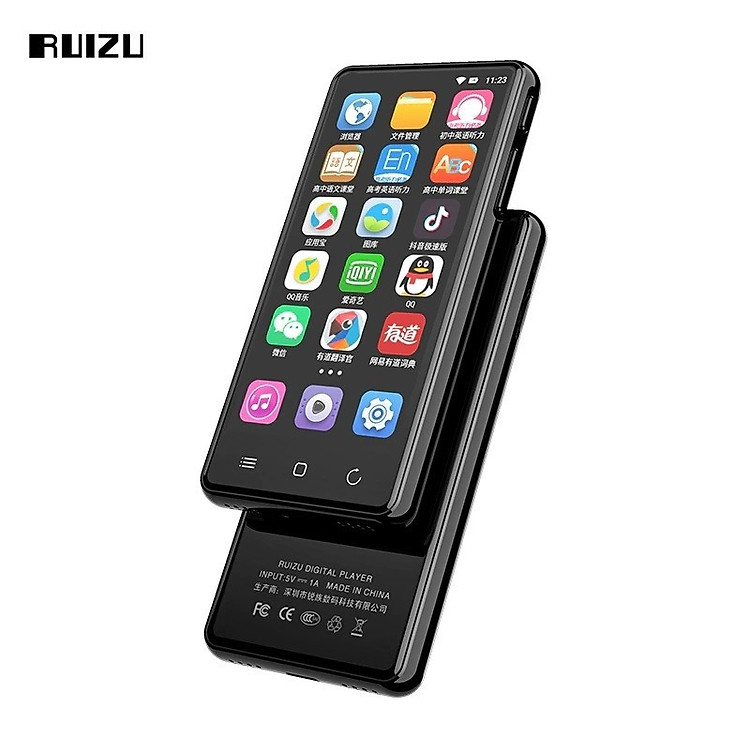 Ruizu H8 - Máy Nghe Nhạc, Xem Phim, Kết Nối Wifi, Bluetooth, Hệ Điều Hành Android, Màn Hình Cảm Ứng 4 Inch (16Gb) - Hàng Chính Hãng