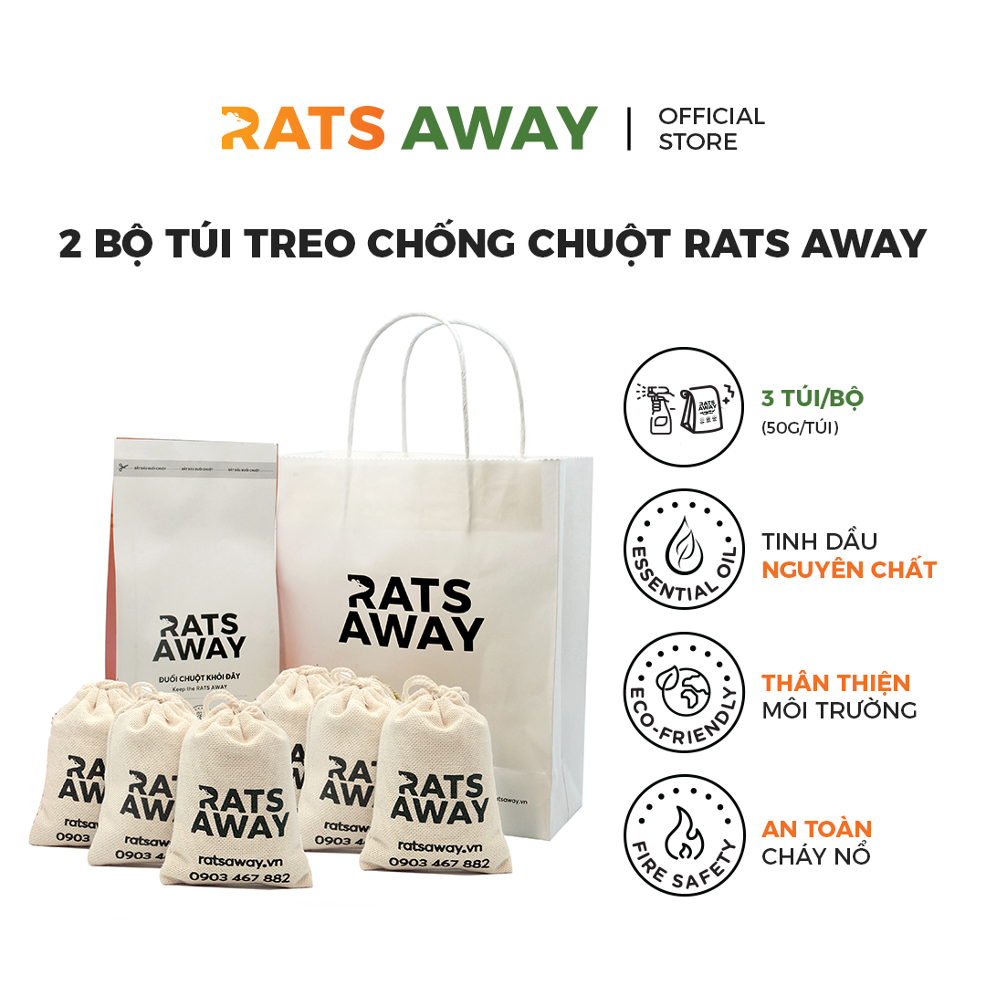 Túi treo chống chuột cho ô tô RATS AWAY