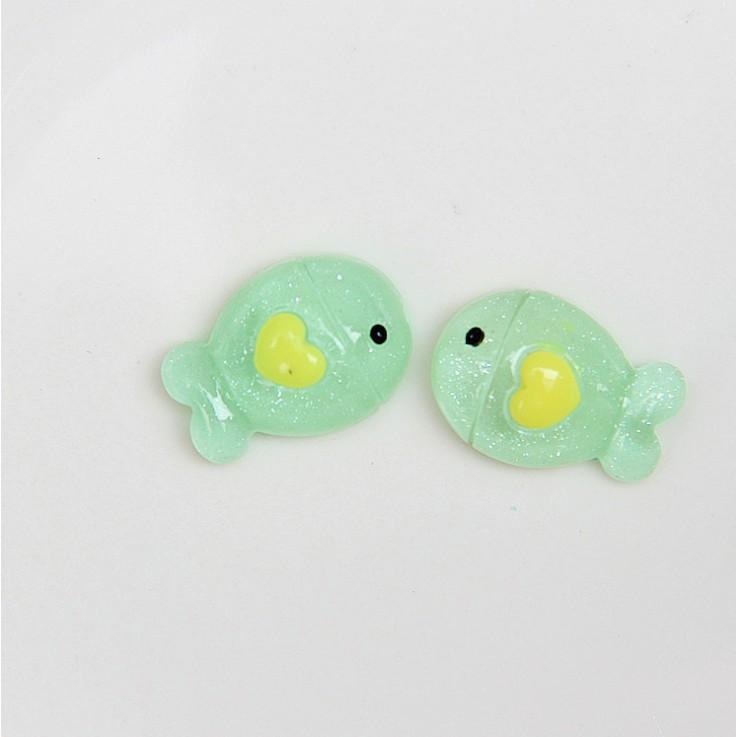 Chuyên Charm * Charm cá béo nhỏ xinh cho các bạn trang trí vỏ ốp điện thoại, Jibbitz, DIY