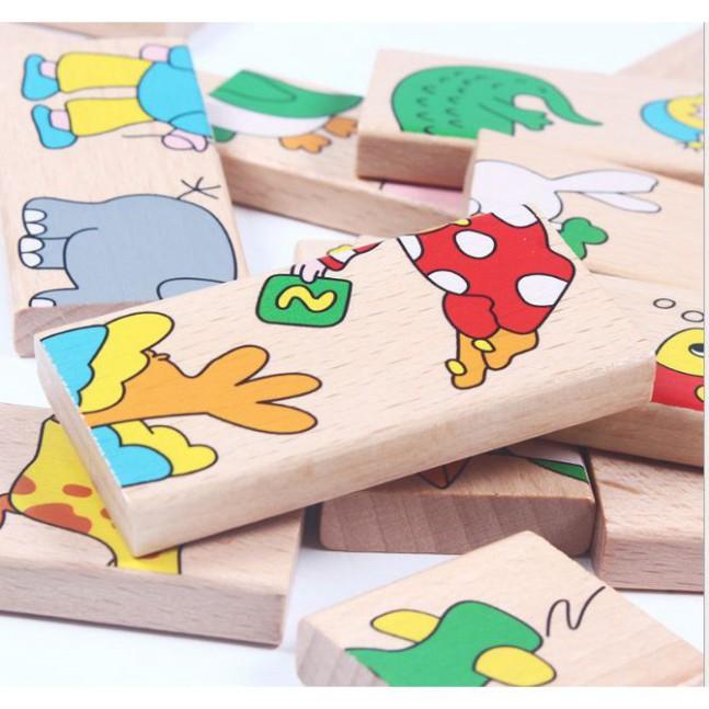 BỘ DOMINO ANIMAL - NỐI ĐUÔI CON VẬT (1184DDV)