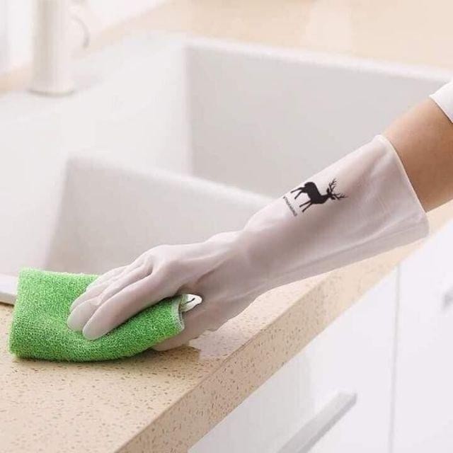 Găng tay cao su siêu bền, siêu dai chống ăn mòn bảo vệ đôi tay của bạn - bao tay cao su rửa chén