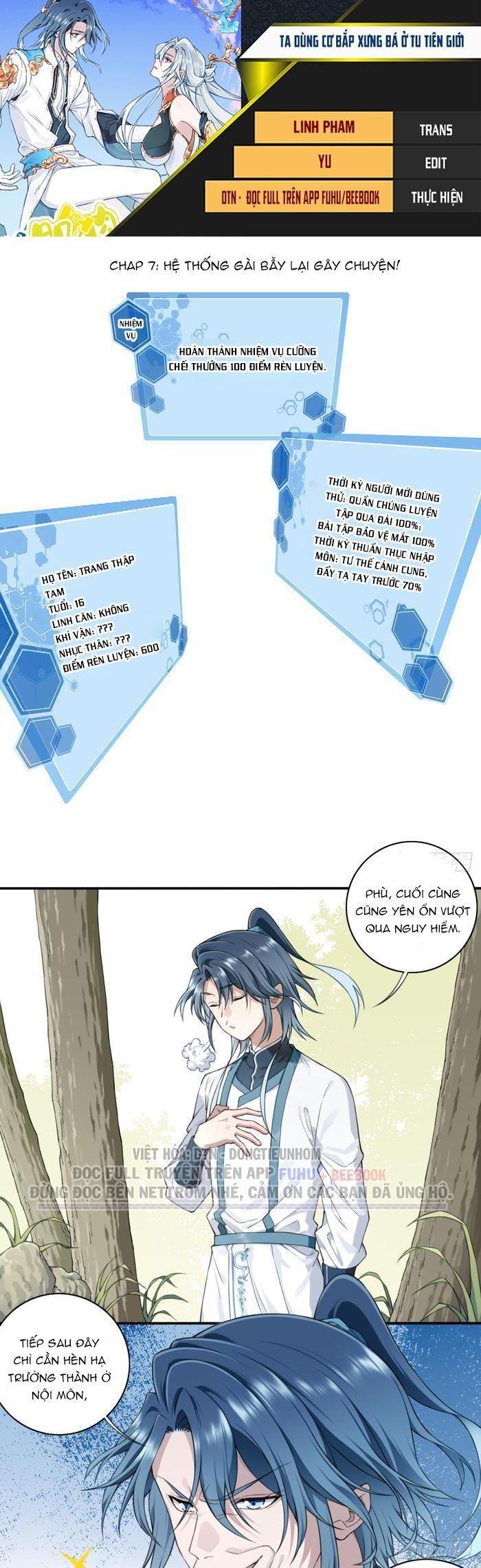 ta dùng cơ bắp xưng bá ở tu tiên giới chapter 7 1