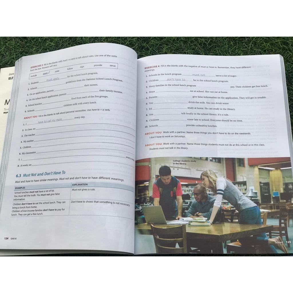 Grammar in context nhập 4q kèm audio và answer key