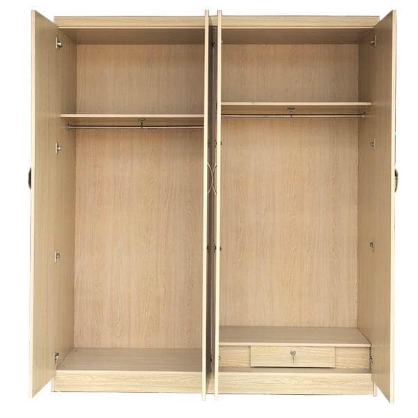 Tủ quần áo gỗ MDF 4 cánh 2mx1m6