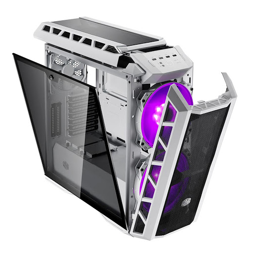 Vỏ case CoolerMaster MasterCase H500P MESH TG ARGB (Trắng) - Hàng Chính Hãng