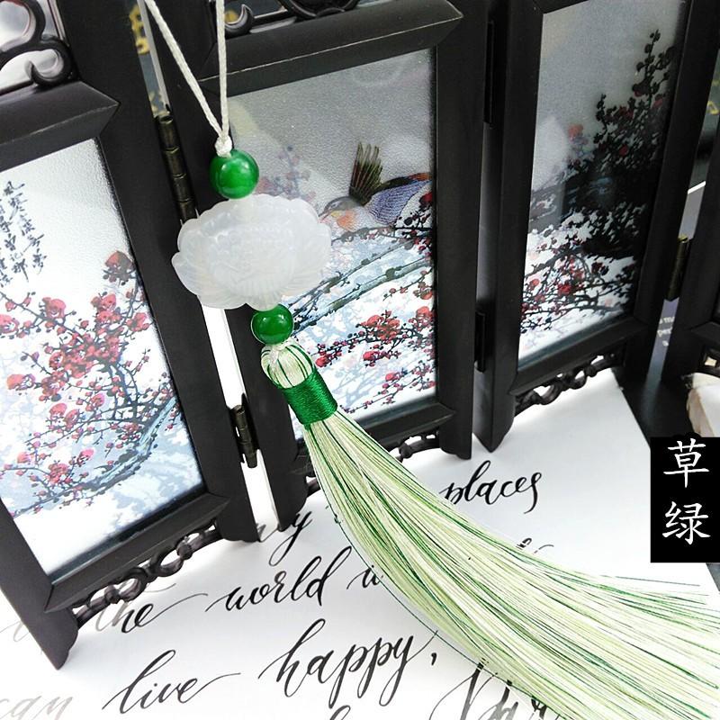 Dây Treo Trang Trí - Ngọc Bội Bông Sen Tam Sinh Tam Thế