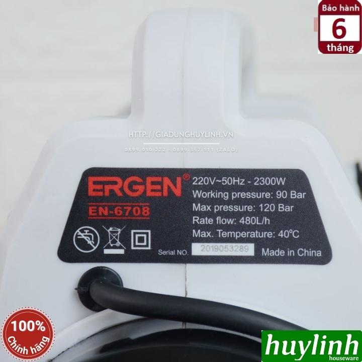 Máy xịt rửa xe Ergen EN-6708 - 2300W - 120 bar - Motor cảm ứng từ lõi đồng - Hàng chính hãng