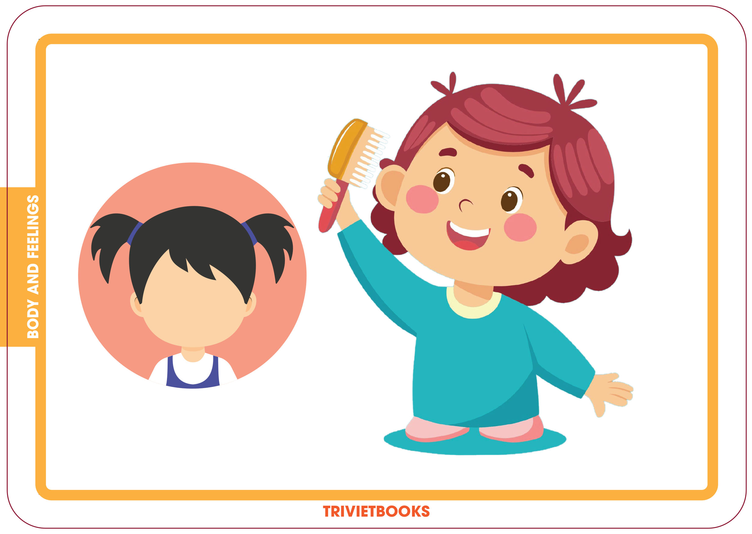 Bộ Thẻ Học Thông Minh Cho Bé - Flashcard Song Ngữ - Cơ thể và cảm xúc - Body and feelings - Trí Việt