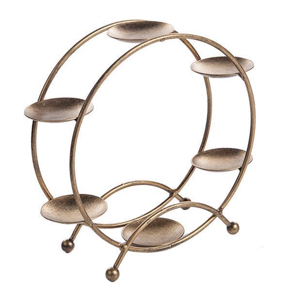 2xCupcake Stand Cupcake Holder for 6 Cupcakes Desserts Macaron Cake Golden