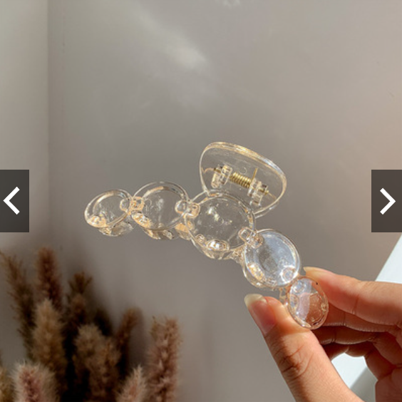 Kẹp Tóc Nữ Trong Suốt Phong Cách Hàn Quốc Dễ Thương xinh xắn.